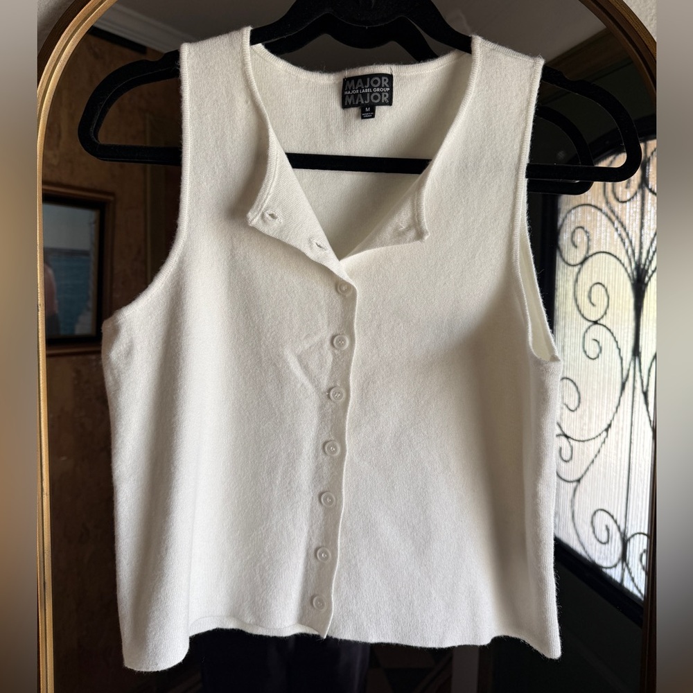 White Sweater Vest